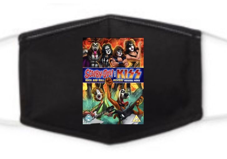 Scooby Meets KISS Face Mask