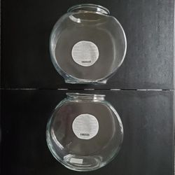 New 1-Gallon Classic Style Aquarium/Fish Bowls - Anchor Hocking Co.