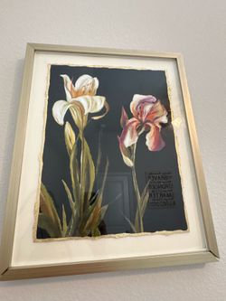 Beautiful flower wall art
