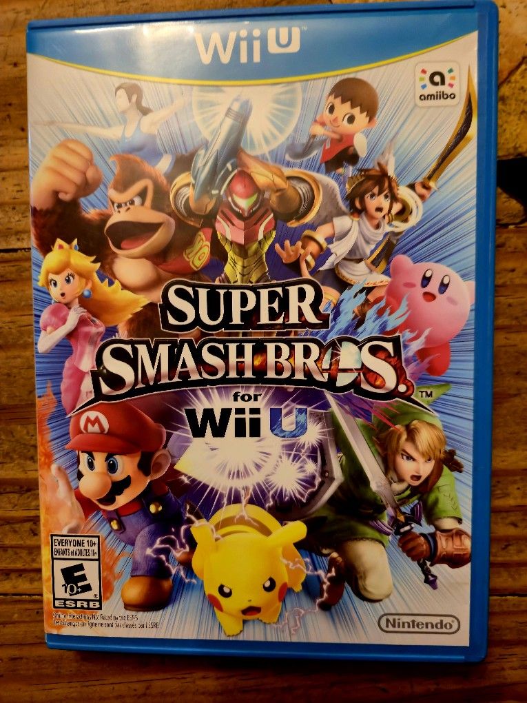 Wii U Super Smash Bros. Complete With Manual