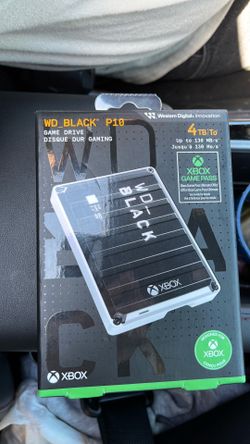 New WD black p10