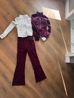 Lululemon Zip-Up Jackets and Flare Pants Bundle