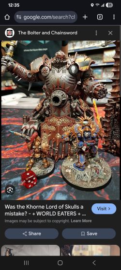 Khorne Lord Of Skulls 40k Chaose Model 3d Printed Proxi