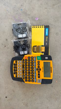 Industrial Label Maker | Rhino 4200 1/4" - 1", Yellow/Black