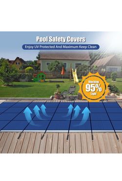 Pool Safety Cover (16x32ft) – High Strength Mesh – NEW