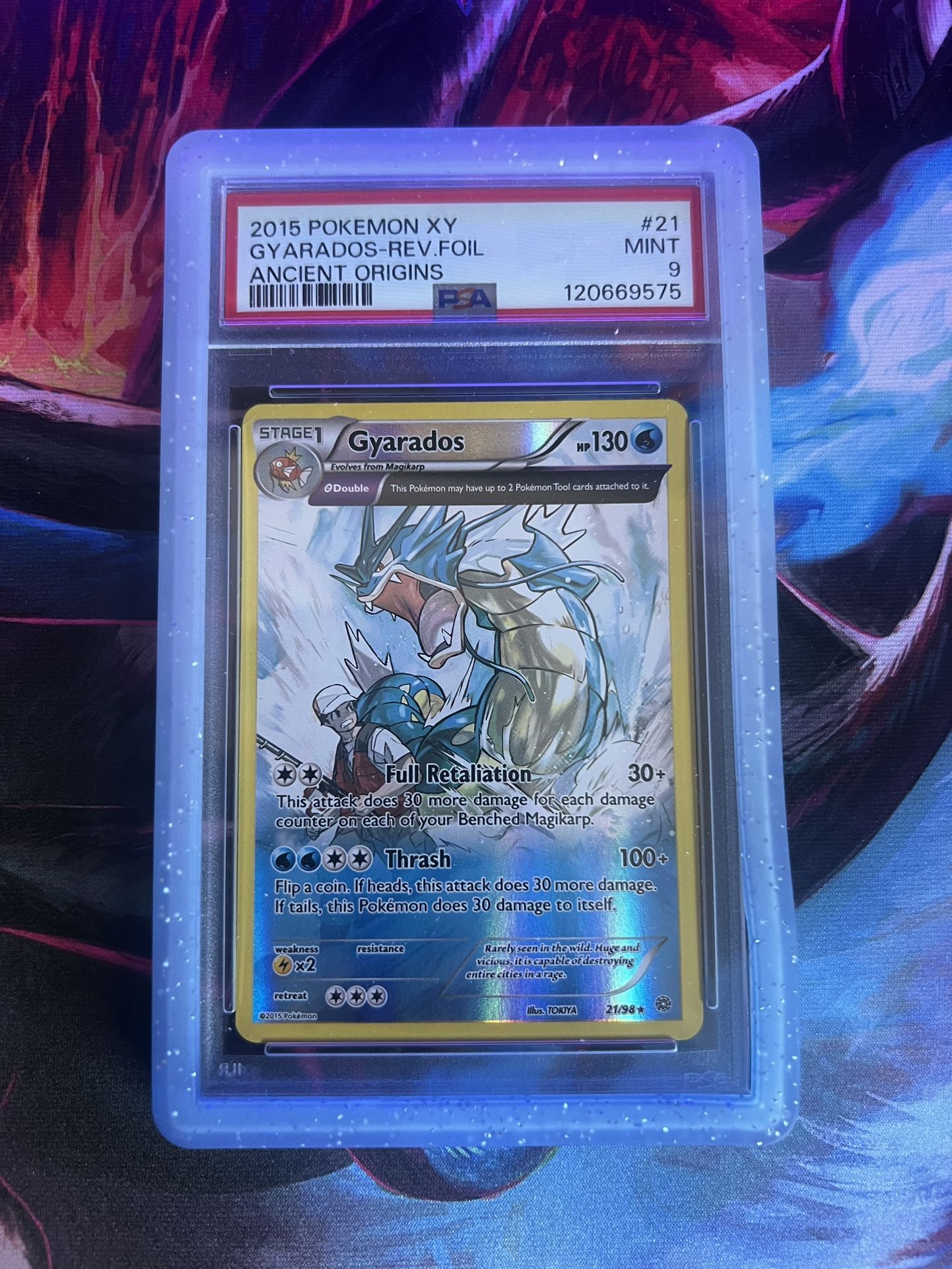 Gyarados 21/98 Ancient Origins Reverse Foil