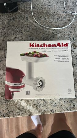 KitchenAid stand mixer grinder attachment