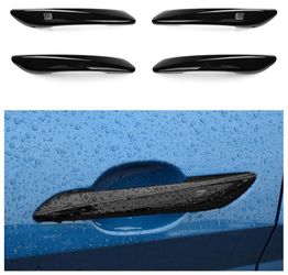 Door Handle Cover Trims Protector, For Hyundai Elantra 2021-26 4pcs  (BLACK glossy