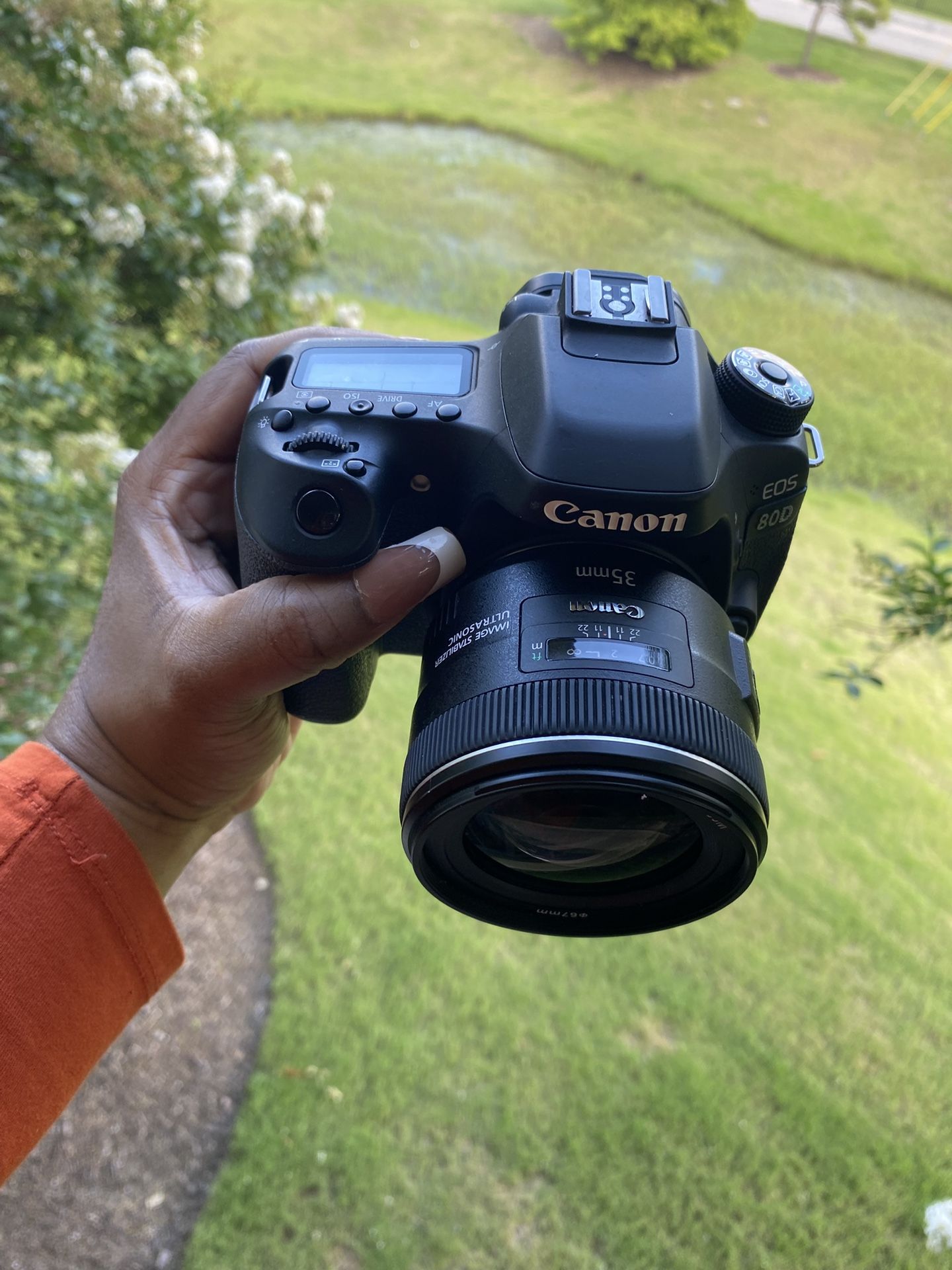 Canon 80D With 35 Mm Lens