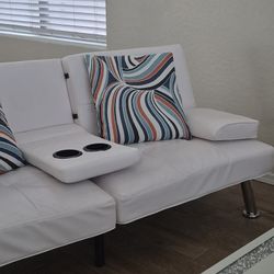 White Sofa Bed