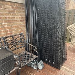 Black Wire  four Shelf Wire Shelving Units
