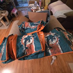 Miami Dolphins Reusable Cloth Bags 