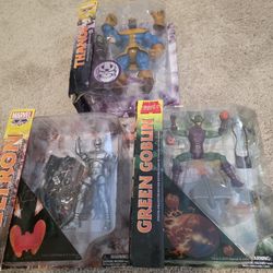 Thanos Green Goblin & Ultron Select Marvel Figures