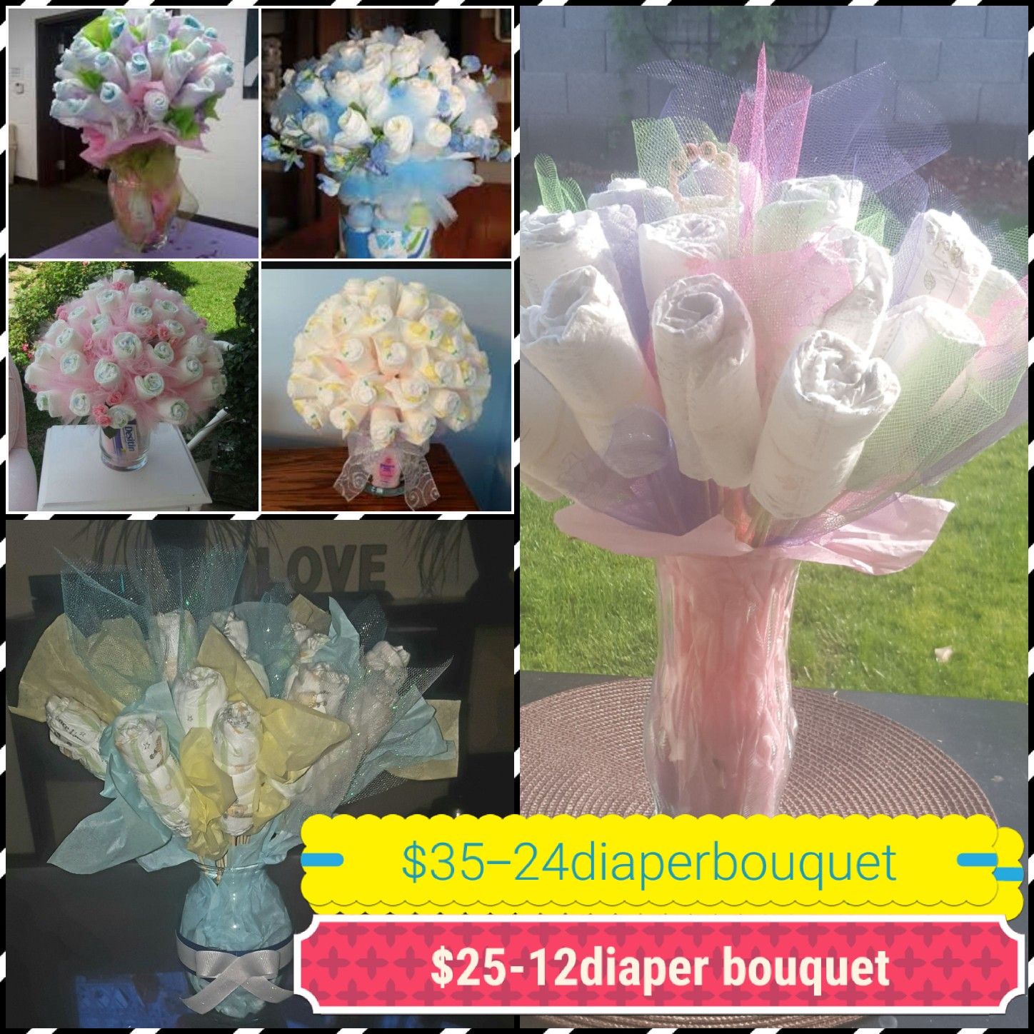 Diaper bouquet