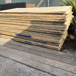 3/4 x48x 96 Plywood  $27 Each 