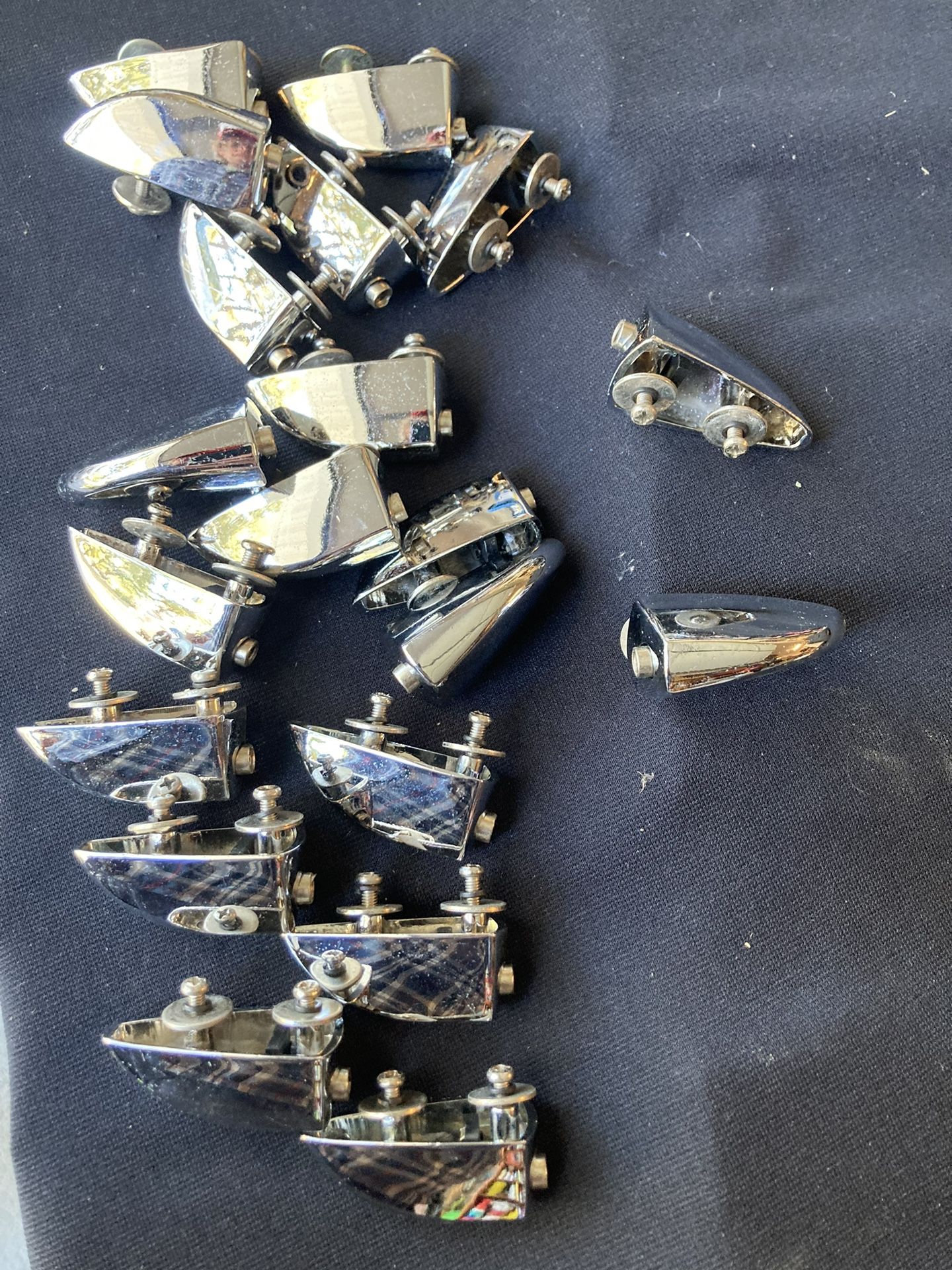 20 O.C.D.P. Shark Tooth Drum Lugs Orange County Drums Pickup in Virginia Beach or Yorktown Va. Shipping available.