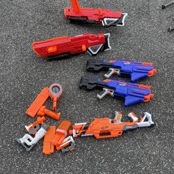 Nerf guns/accessories
