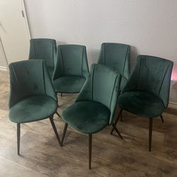 Green Chairs (x6)