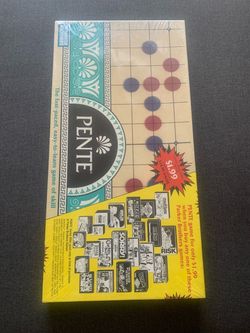 Parker Brothers 1989 Vintage Pente Classic Strategy Board Game Special Promotional Edition NWT