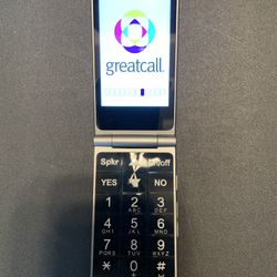 Jitterbug flip phone by Great Call.