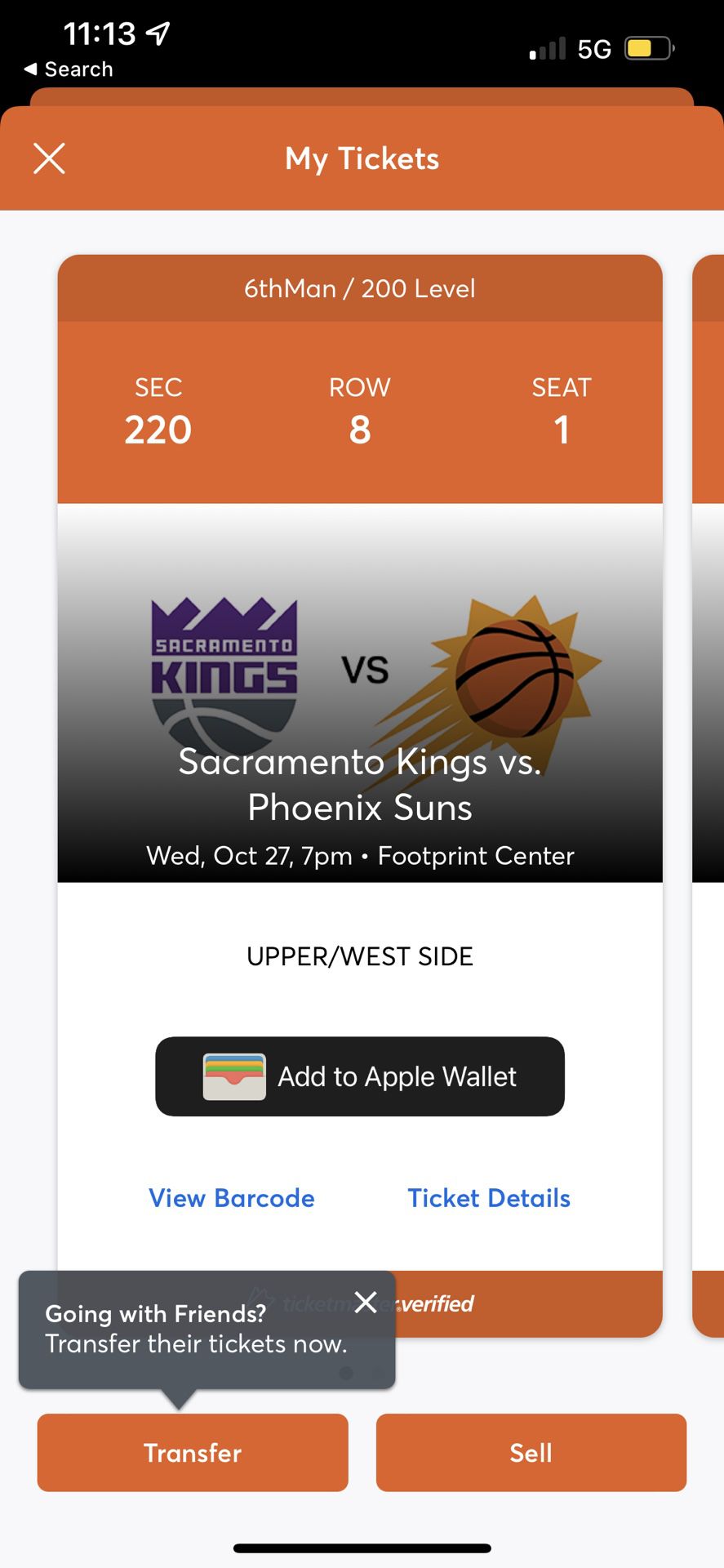 Phoenix Suns Vs Sacramento kings 