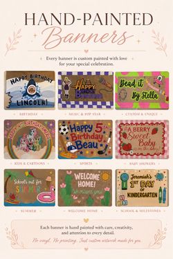 Handpainted Banners