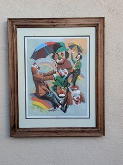 Chuck Oberstein Rainbow Riders Signed Framed Limited Edition Art