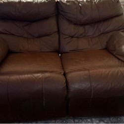 Leather Double Recliner