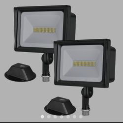 DEWENWILS 2 Pack 34W Flood Lights Outdoor, 3200 Lumen Super Bright (400W Halogen Equivalent), IP65 Waterproof, 5000K Led Security Light for Landscape,