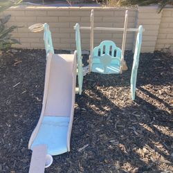 Slide And Swing Set
