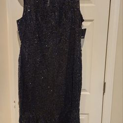 Formal Sequin Evening Dress - Size 2x
