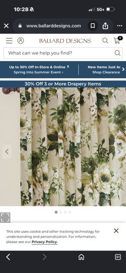Draery Panel & Matching Fabric