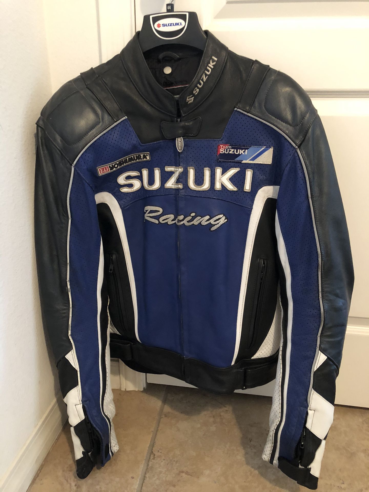 Leather Suzuki Motorcycle Jacket
