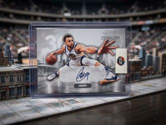 Stephen Curry Custom Art facsimile Autograph Card