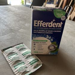 Efferdent Anti-Bacterial Dental Appliance Cleanser (Open Box)