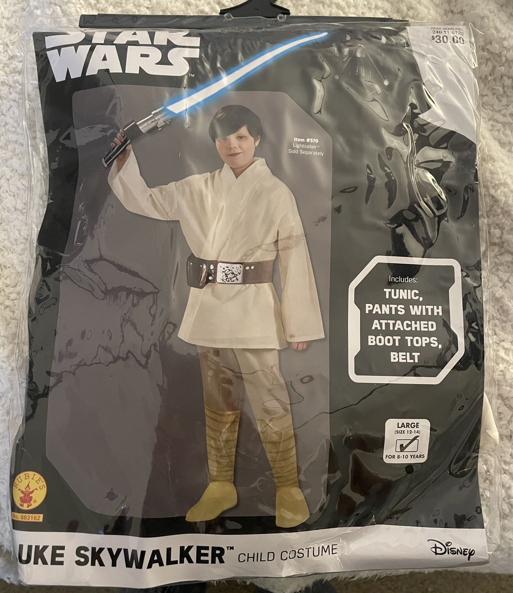 New Luke Skywalker Costume