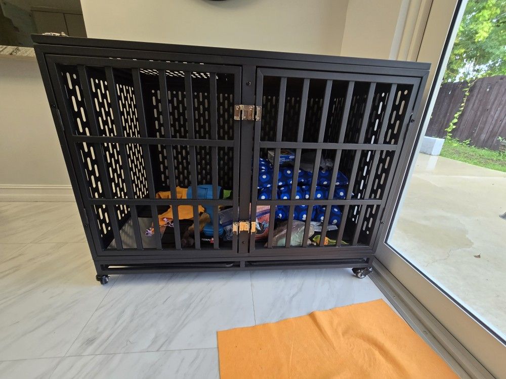 48" HEAVY DUTY DOG CRATE