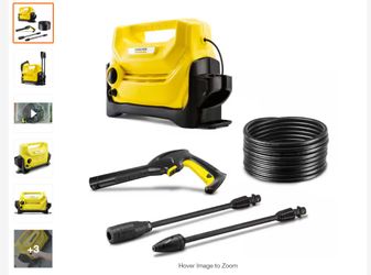 The Karcher K 2 Entry 1600 psi pressure washer