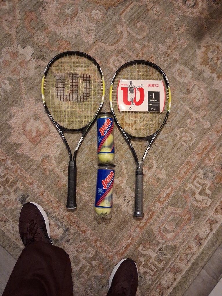 Tennis rackets, Wilson,