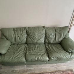 3 Seat And 2 Seat Leather Sofa