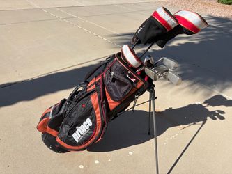 Prince full set golf clubs and bag