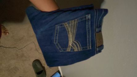 Size 34/34 wangler 20x boot cut jeans