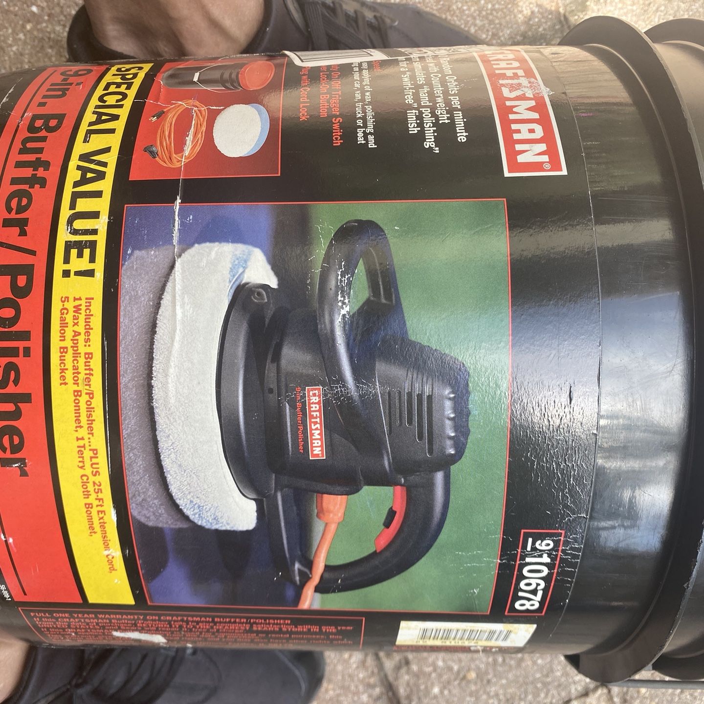 Sears Craftsman 9inch Buffer Polisher System Extra Pad, 47 OFF