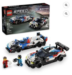 LEGO Speed Champions BMW M4 GT3 & BMW M Hybrid V8 Building Toys - Race Car Toys for Kids, Boys & Girls, Ages 9+ - Gift for Christmas - W/ 2 Minifigure