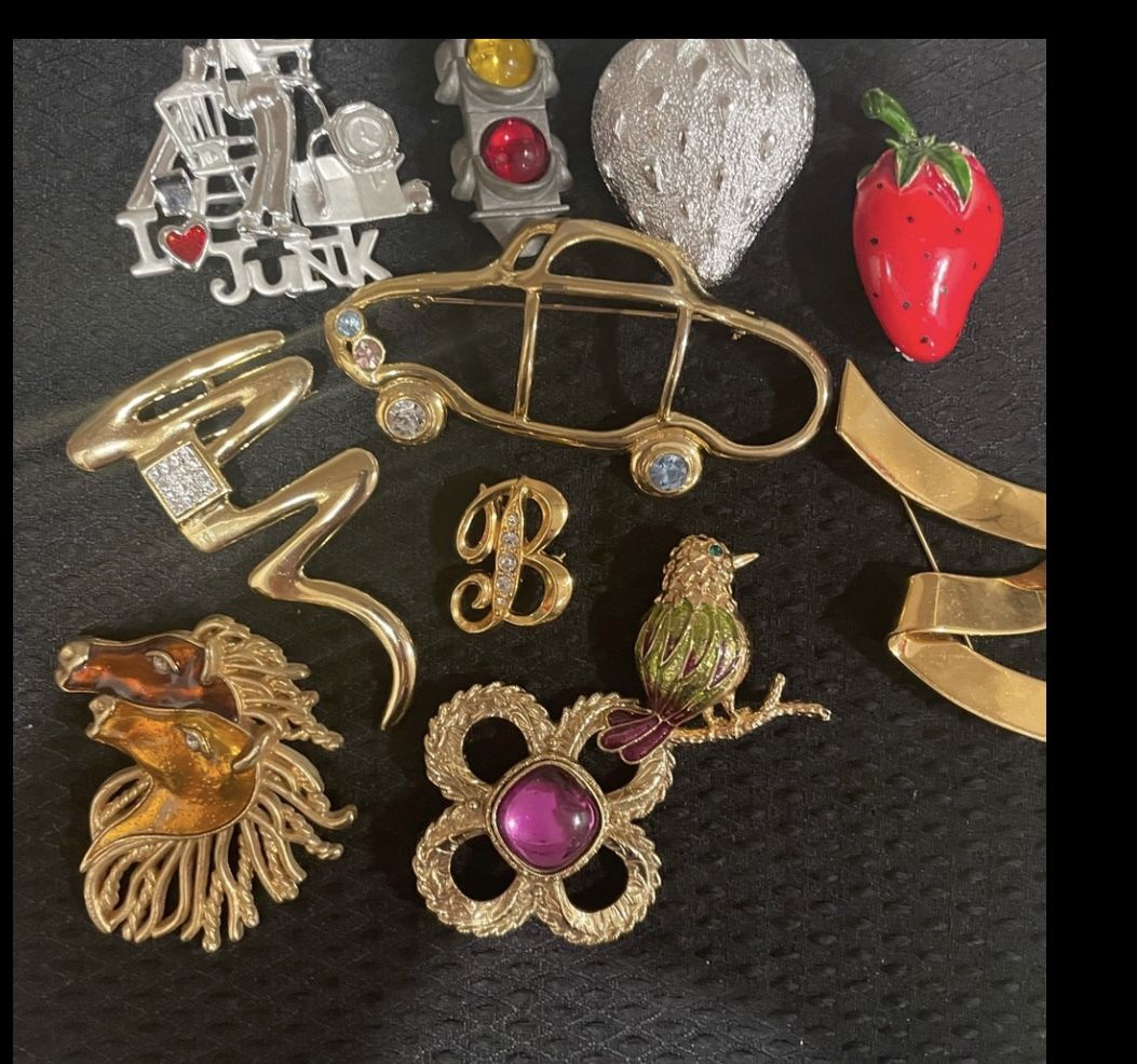 11 misc Brooches 