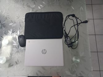 HP Chromebook Laptop with Accessories