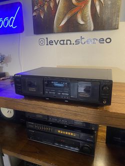 Sony TC-WE435 cassette deck. https://offerup.com/redirect/?o=U2VydmljZWQubmV3 belts.