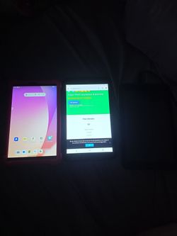 3 tablets Lenovo m8, blu tablet, and sky tablet