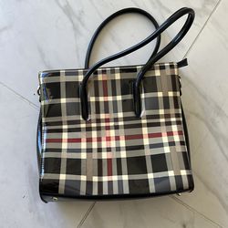 Diophy plaid handbag unused