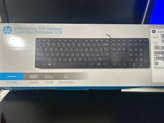 HP Wired Desktop 320K Keyboard